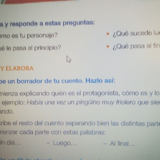 EJERCICIO 2 LENGUA 23 DE ABRIL