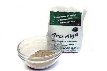 Mezcla de arcillas y algas