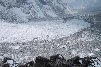 Cascada de hielo del Khumbu