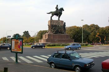 Monumento al general Urquiza en el barrio de Palermo, Buenos Air