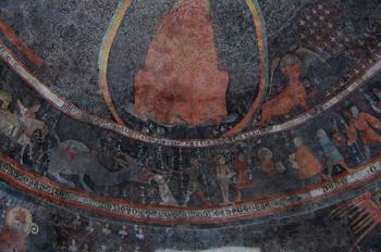 Pinturas románicas, Iglesia de Santa Marina, Sacramenia, Segovia