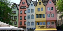 Fachadas de colores en Colonia, Alemania