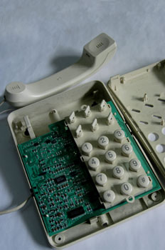 Teléfono analógico Forma