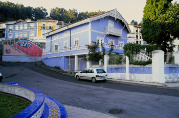 Vista parcial de San Esteban de Pravia, Principado de Asturias