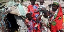 Población Affar de la región de Obock, Rep. de Djibouti, áfrica