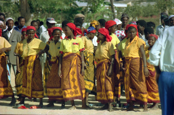 Mujeres bailando, Nacala, Mozambique