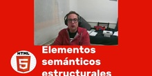 HTML - Elementos Semánticos Estructurales