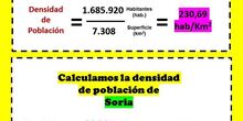Solución ejercicio cálculo de densidad de población