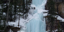 Cascada helada, Lago Louise, Parque Nacional Banff