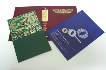 Acabado con tinta oro/plata