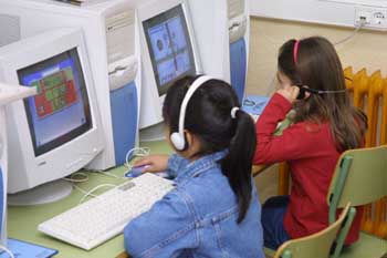 Realizando actividad con el ordenador