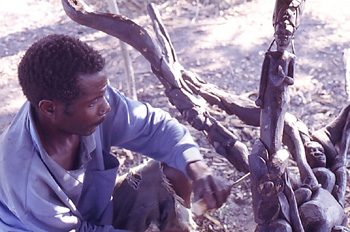 Escultor de ébano, Nacala, Mozambique