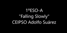 1ºESO-A Interpretación de Falling Slowly con metalófonos y teclados 22/23