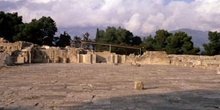 Patio del Palacio de Cnosos, Creta