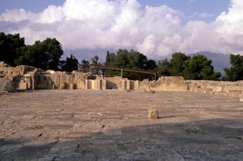 Patio del Palacio de Cnosos, Creta