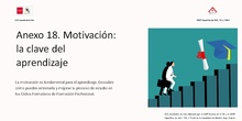 Anexo 18. Motivación; la clave del aprendizaje