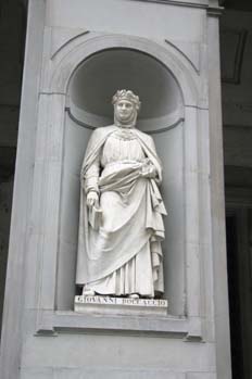 Estatua de Boccaccio, Florencia