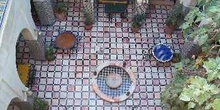 Patio interior de una casa, Marrakech, Marruecos