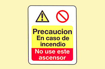 Incendio: precaución en caso de incendios