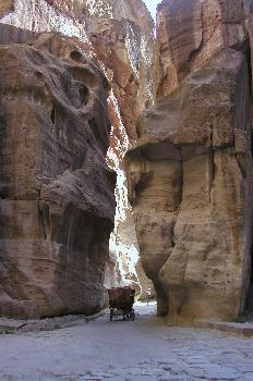 Siq, Petra, Jordania