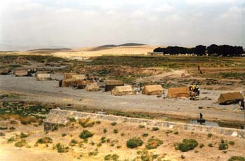 Tiendas nómadas en Pasargada (Irán)