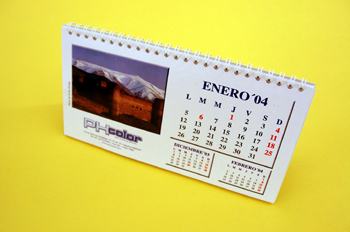 Calendario sobremesa