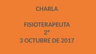 CHARLA FISIOTERAPEUTA. CEIP PINOCHO2017/18