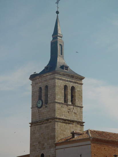 Torre de iglesia en Torrejón de Ardoz