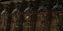 Detalle sillería del coro, Catedral de León, Castilla y León