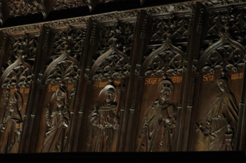 Detalle sillería del coro, Catedral de León, Castilla y León