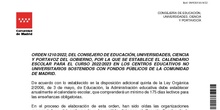 Calendario escolar 22-23