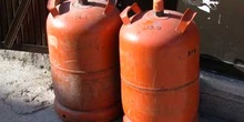 Bombonas de gas butano