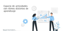 Espacio de actividades con ritmos distintos de aprendizaje