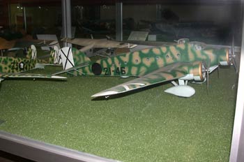 Maqueta de un avión, Museo del Aire de Madrid