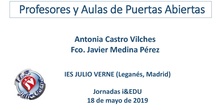 IES JULIO VERNE. PROFESORES Y AULAS DE PUERTAS ABIERTAS
