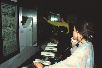 Interior de una sala interactiva del Museo Nacional de Historia