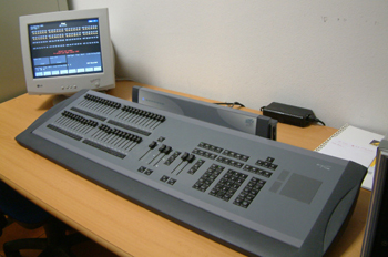 Consola de control de iluminación