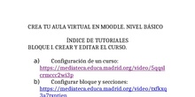 CREA TU AULA VIRTUAL CON MOODLE (NIVEL BÁSICO)