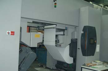 Desbobinado automático de rotativa