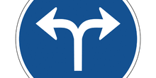 únicas direcciones permitidas: Izquierda o derecha
