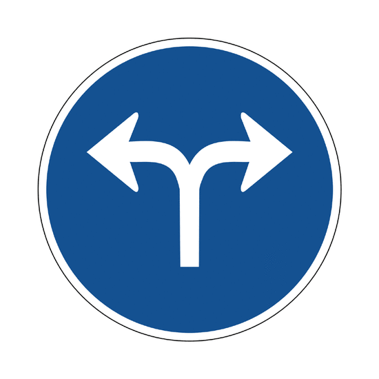 únicas direcciones permitidas: Izquierda o derecha