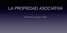 LA PROPIEDAD ASOCIATIVA DE LA SUMA