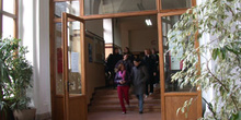 Portal de un colegio