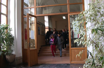 Portal de un colegio