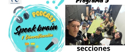 Speak Brain. podcast programa 5 secciones