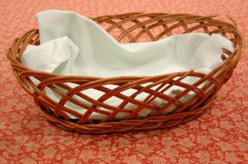 Panera o cesta de mimbre para pan