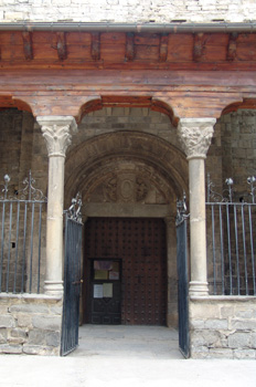 Detalle pórtico, Catedral de Jaca