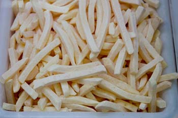 Patatas fritas congeladas