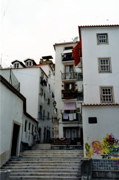 Barrio Alfama, Lisboa, Portugal