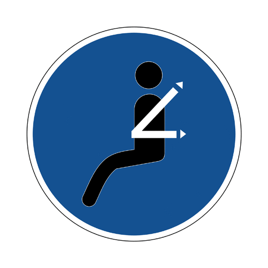 Uso obligatorio del cinturón de seguridad